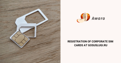 corporate sim cards registration at gosuslugi.ru